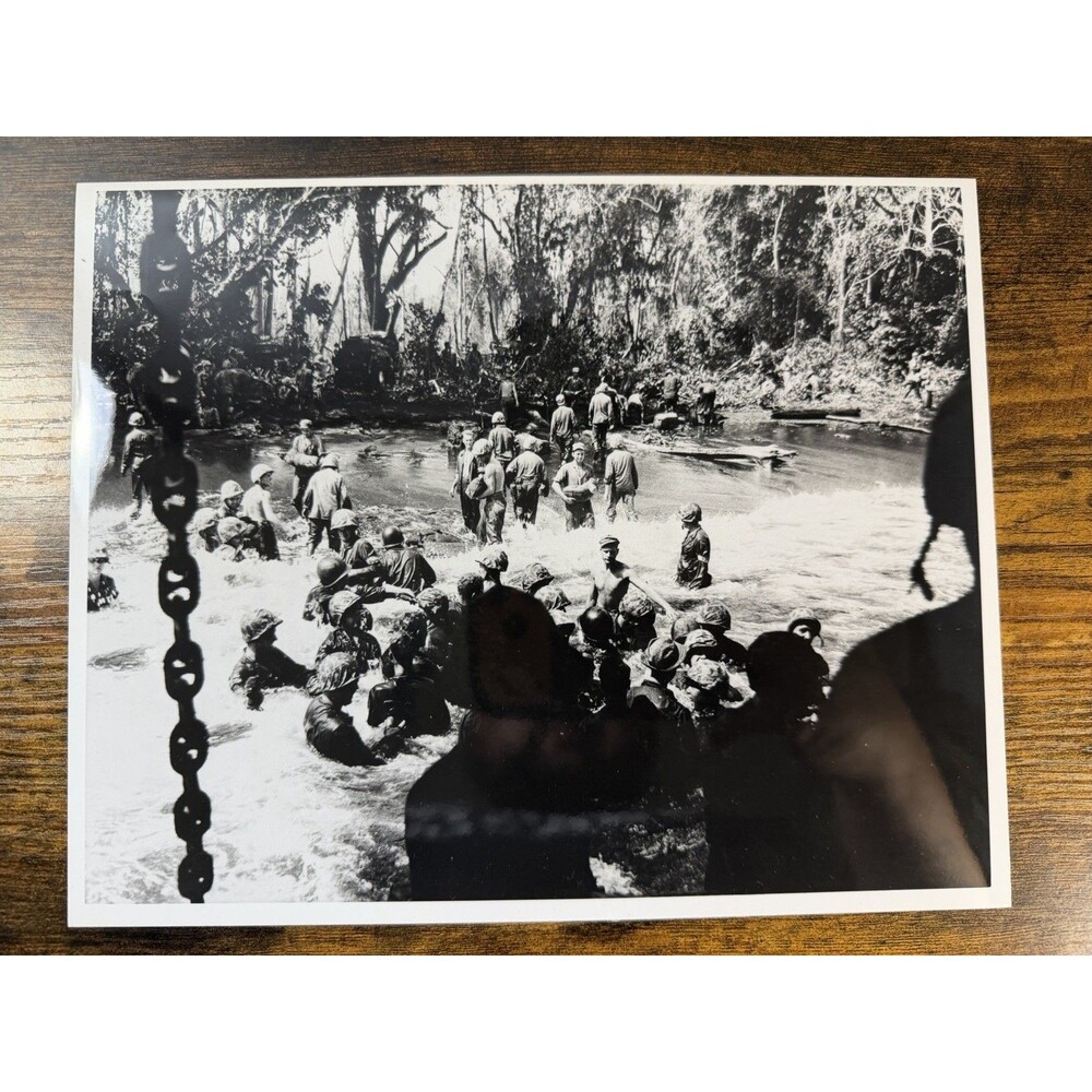 WWII Marines Coast Guard Landing New Britain 1944 Official Navy Photo 8x10